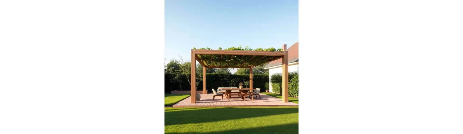 Plus cubic pergola