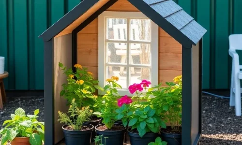 S�dan dyrker du dine egne gr�ntsager �ret rundt med et mini drivhus