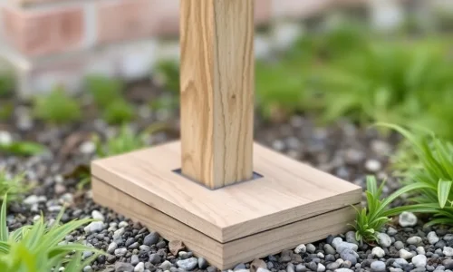 stolpefod til nedstbning