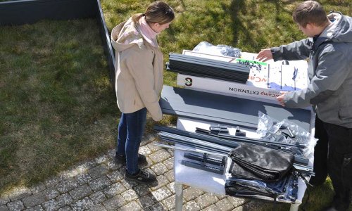 Nem og hurtig samling af en GrowCamp