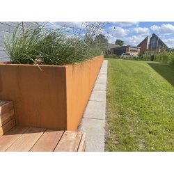 H�jbede i cortenst�l