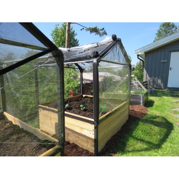 Forlngerbed til GrowCamp - Sibirisk lrk 45x120x120 cm