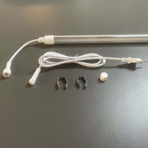 LED growth fixture 10W - 60 cm incl. clip & plug (with cord)