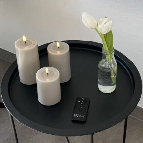 Deluxe Homeart Gr LED lys st inkl. 1 x Fjernbetjening