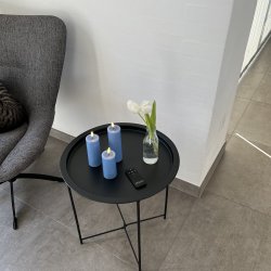 DeluxeHomeart Ice Blue LED Bloklys 5x15 cm