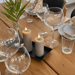 Deluxe Homeart Sand LED Bloklys 5x10 cm