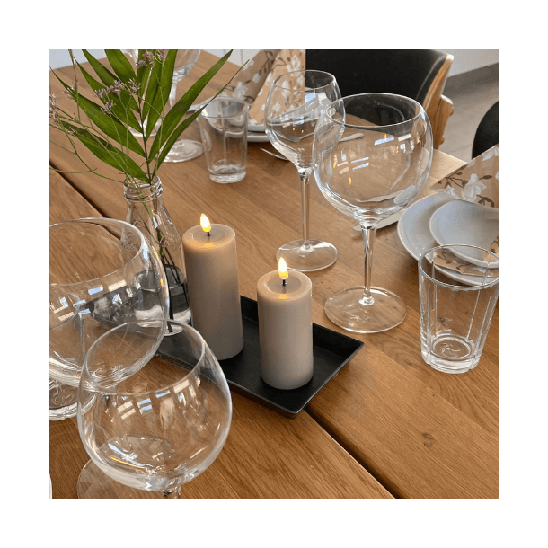 Deluxe Homeart Sand LED Bloklys 5x10 cm