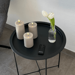 Deluxe Homeart Sand LED Bloklys 7,5x12,5&nbsp;cm