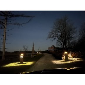 Pyramide lamper i corten