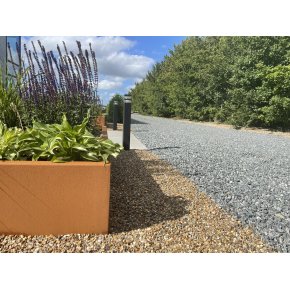 Kvadratiske h�jbede i corten