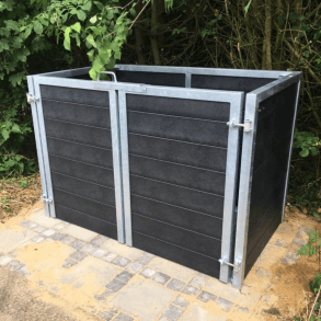 Dubbel Skräpskal Klassisk W / Dörr