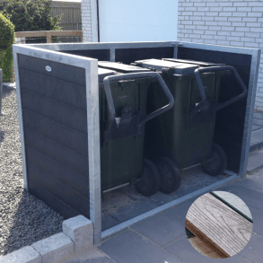 Double (2) Trash Shells Structure - Open