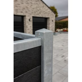 Hos S�nderby - Hegn, l�ge og skraldespandsskjuler