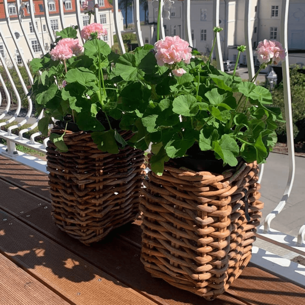 Se A2 Living Rattan basket square Mini hos InGarden.dk