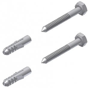 MONTAGEST FOR RRBRING P MUR 8 MM