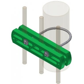 BESLAG 80MM ENKELT F/TREMMER