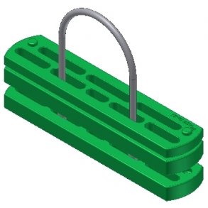 BESLAG 80MM ENKELT F/TREMMER