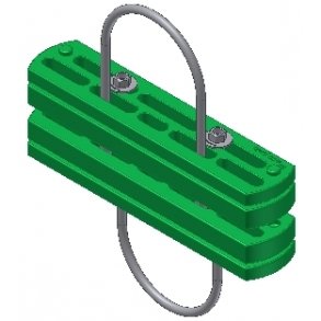 BESLAG 80MM DOBBELT F/TREMMER