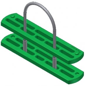 BESLAG 80MM ENKELT F/30-50MM