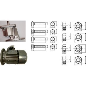 GEARMOTOR FLEXSN.0,75KW-350RPM