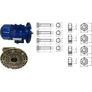 GEARMOTOR FLEXSN.1,1KW-475RPM