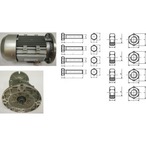 GEARMOTOR FLEXSN.1,5KW-550RPM