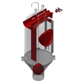 VD5-60, 10 LITER M/75 MM UDLB CENTRAL TRAGT