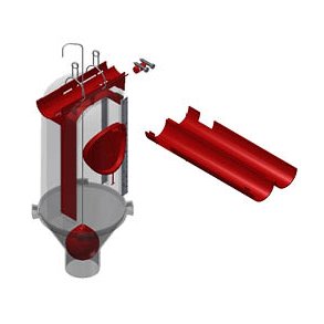 VD5-55, 10 LITER M/75 MM UDLB CENTRAL TRAGT