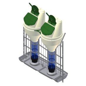 DOBBELT 3I1 ROTO (FLAD-VINKEL) SMGRISE