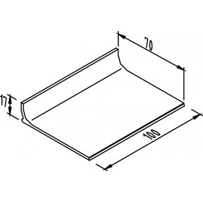 FODERBORD KL 70 100 CM LANG