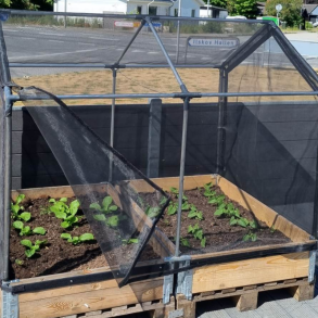 Growtunnel p pallerammer 2 stk. 120x160cm (eksklusive pallerammer)