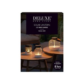 Glas Lanterne LED 13 cm