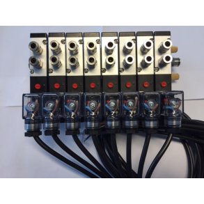 VENTIL 8 BLOK TIL ELEKTRO PNEUMATISK
