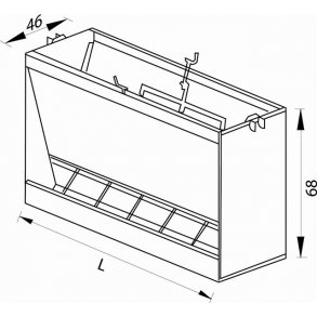 RUSTFRI TRFODER AUTOMAT M2X8140X46X68 CM