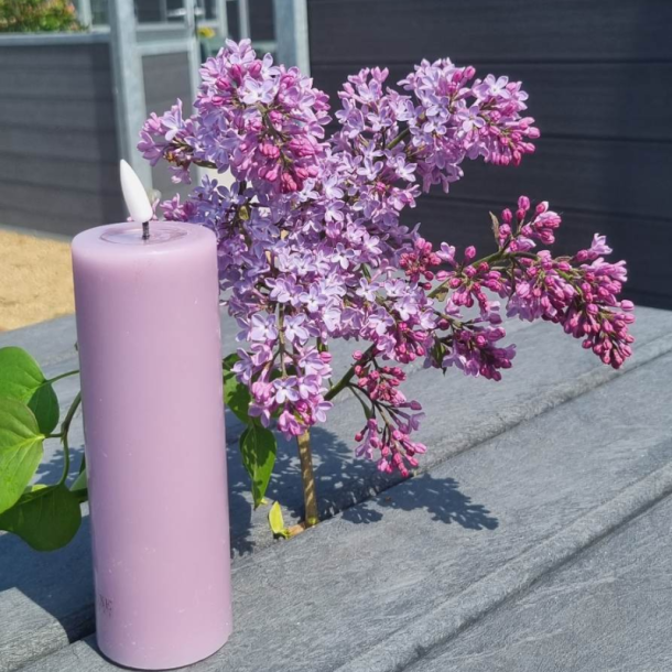 Ljus Lila Led-Blocklampa 5X12,5 Cm - 2. sortering