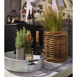 A2 Living Rattan basket round Mini