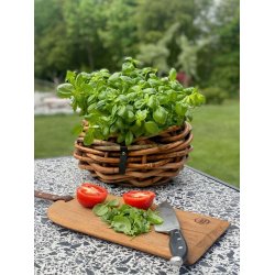 Mini Rund Rattanbowle (inkl. pose)