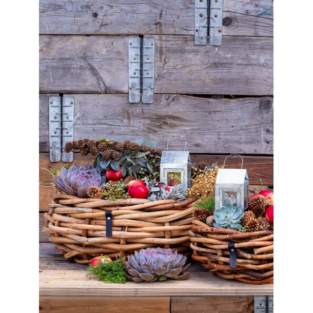 Maxi Rund Rattanbowle (inkl. pose)