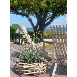 Maxi Rund Rattanbowle (inkl. pose)