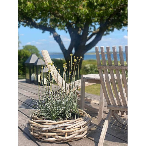 Maxi Rund Rattanbowle (inkl. pose)