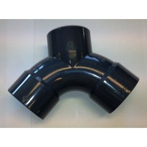 Y-stykke-pvc 50 mm 45 gr