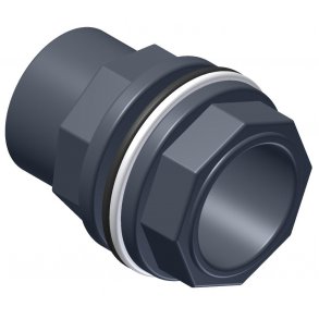 Tankgennemfring-pvc 63 mm