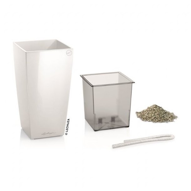 Lechuza  Mini Cubi indendrs krukke til blomster med selvvandingssystem 18,5 