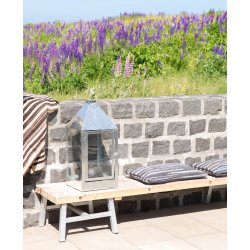 A2 Living lanterne mega galvaniseret hjde 70 cm udendrs 