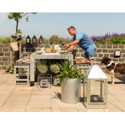 A2 Living lanterne mega galvaniseret hjde 70 cm udendrs 