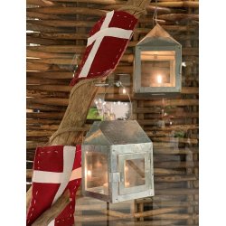 A2 Living fyrfads lanterne galvaniseret hjde 12 cm indendrs/udendrs 