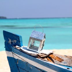 A2 Living fyrfads lanterne galvaniseret hjde 12 cm indendrs/udendrs 