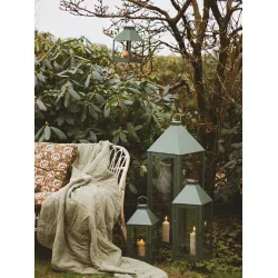 Olivengrn Mini Quadro 'Birdy Eat' Foderbrt