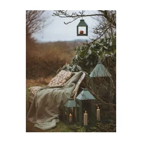 Olivengrn Mini Quadro 'Birdy Eat' Foderbrt