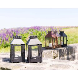  A2 Living lanterne micro sort hjde 25 cm udendrs 